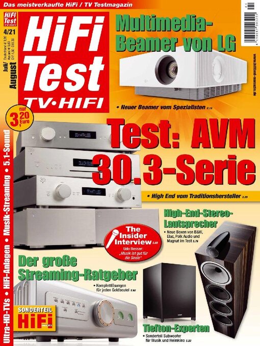 Title details for HIFI TEST TV HIFI by Michael E. Brieden Verlag GmbH - Available